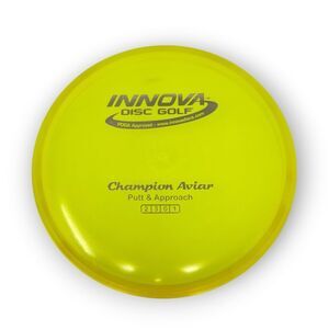 Innova Champion Aviar Yellow Transparent 175g 2301 Putt & Approach Golf Disc